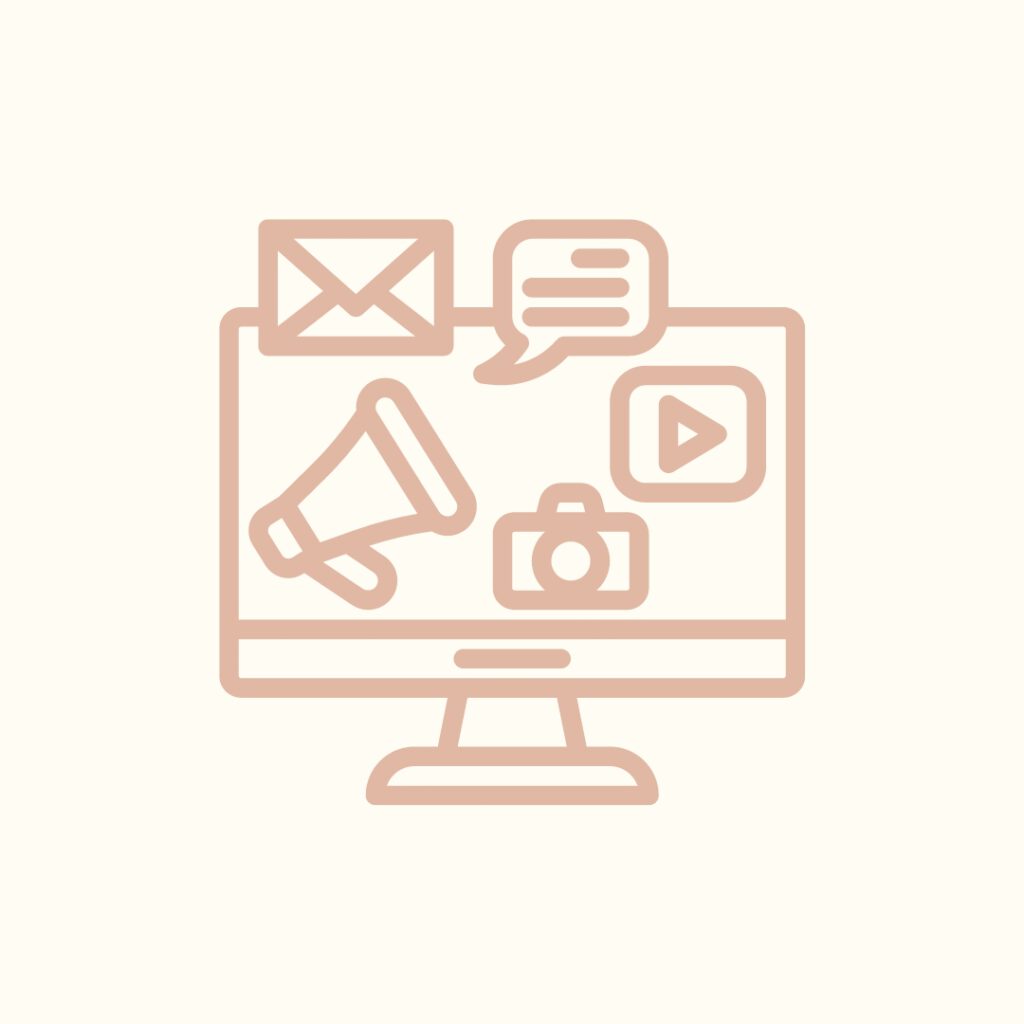 Veröffentlichung und Community-Management für aktive Social Media Präsenz. Regelmäßige Postings und Interaktion zur Steigerung von Engagement und Kundenbindung.